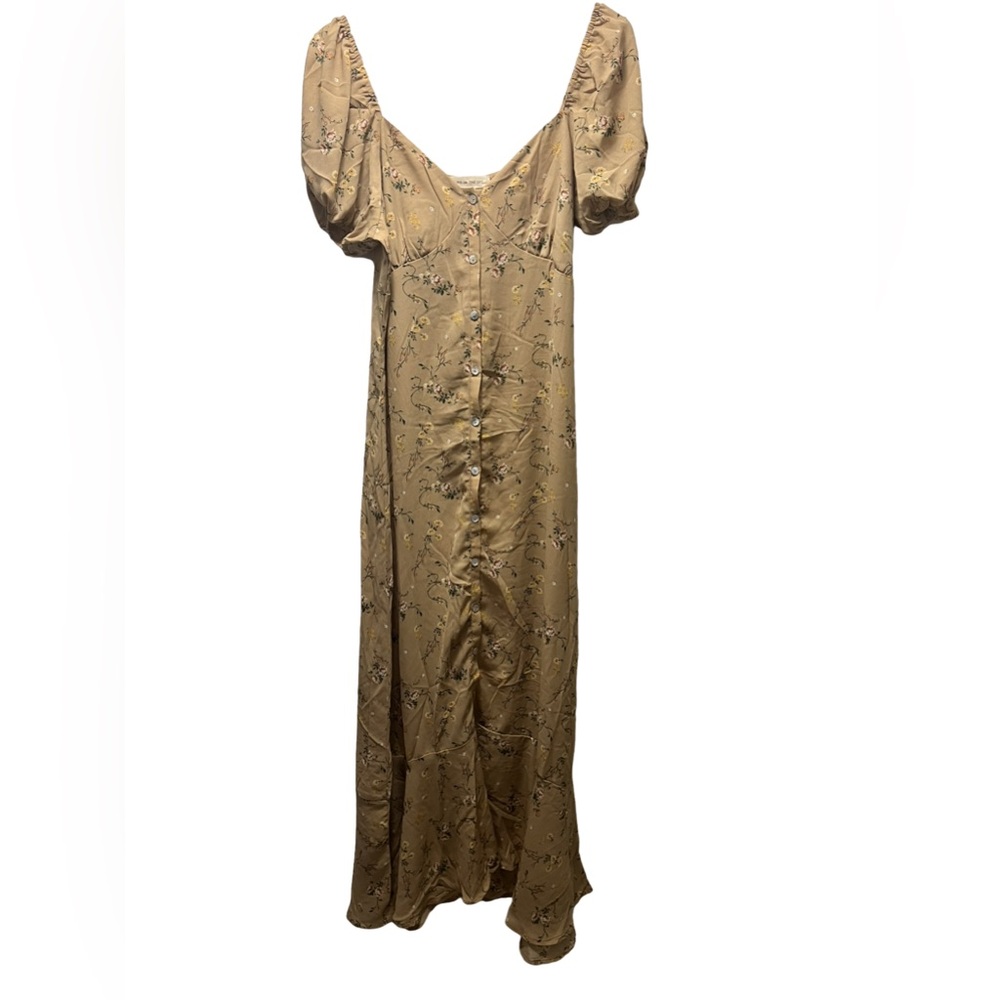 NWOT Pie In The Sky Button-Down Sweetheart Style Maxi Dress, Size XL